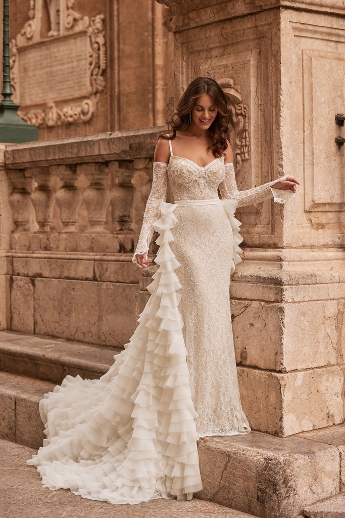 8044 Ruffle skirt