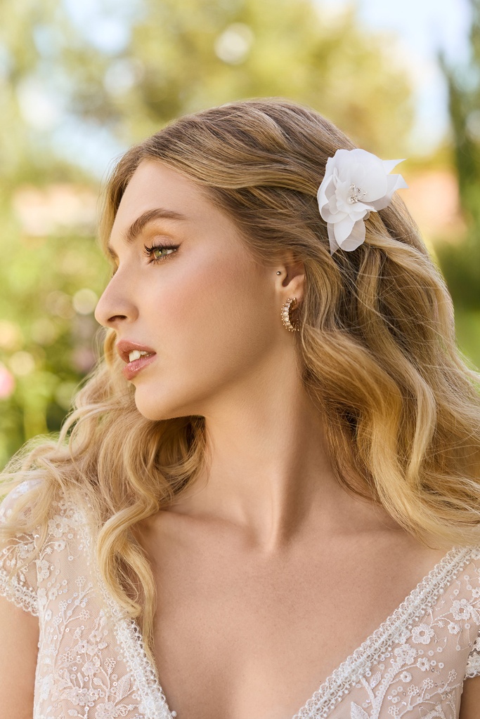 Hair Clip 3D flowers 0016